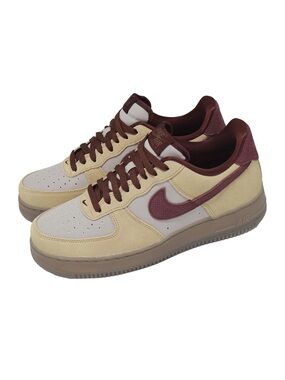 Nike Air Force 1 07 PRM AF1 Linen Burgundy Crush Mens 7.5 Shoes IQ3408-286